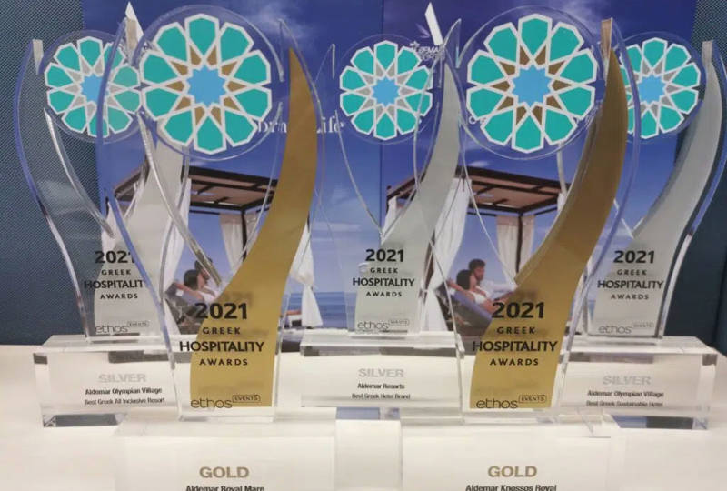 5 AWARDS FOR ALDEMAR RESORTS IN GREEK HOSPITALITY AWARDS CEREMONY