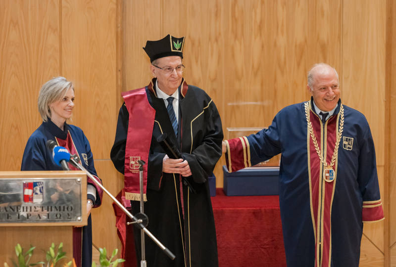Dr. Nikolaos Angelopoulos is appointed as Honorary Doctor of the University of Piraeus