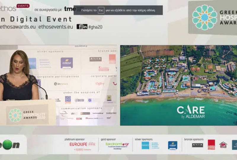 ALDEMAR RESORTS EXCELS AT THE GREEK HOSPITALITY AWARDS 2020